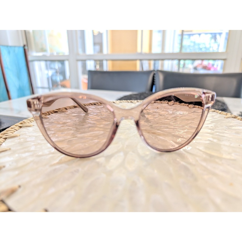 Salvatore Ferragamo Women's Sunglasses Crystal Sand Cat Eye Frame SF1073S 278 NW